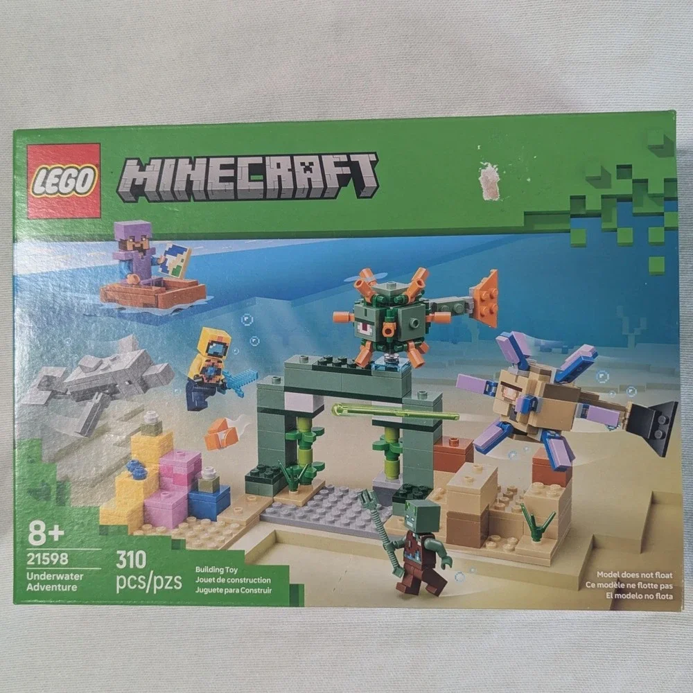 LEGO Minecraft Underwater Adventure 21598 Building Set 310 Pcs New Sealed